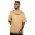 Camiseta Overking Oversized Suedine Gothic Bege - Bege