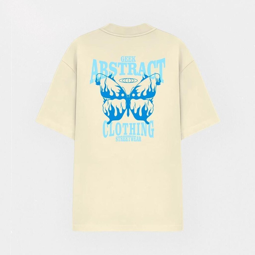 Camiseta Oversized  Abstract Streetwear Algodão Clothing Street