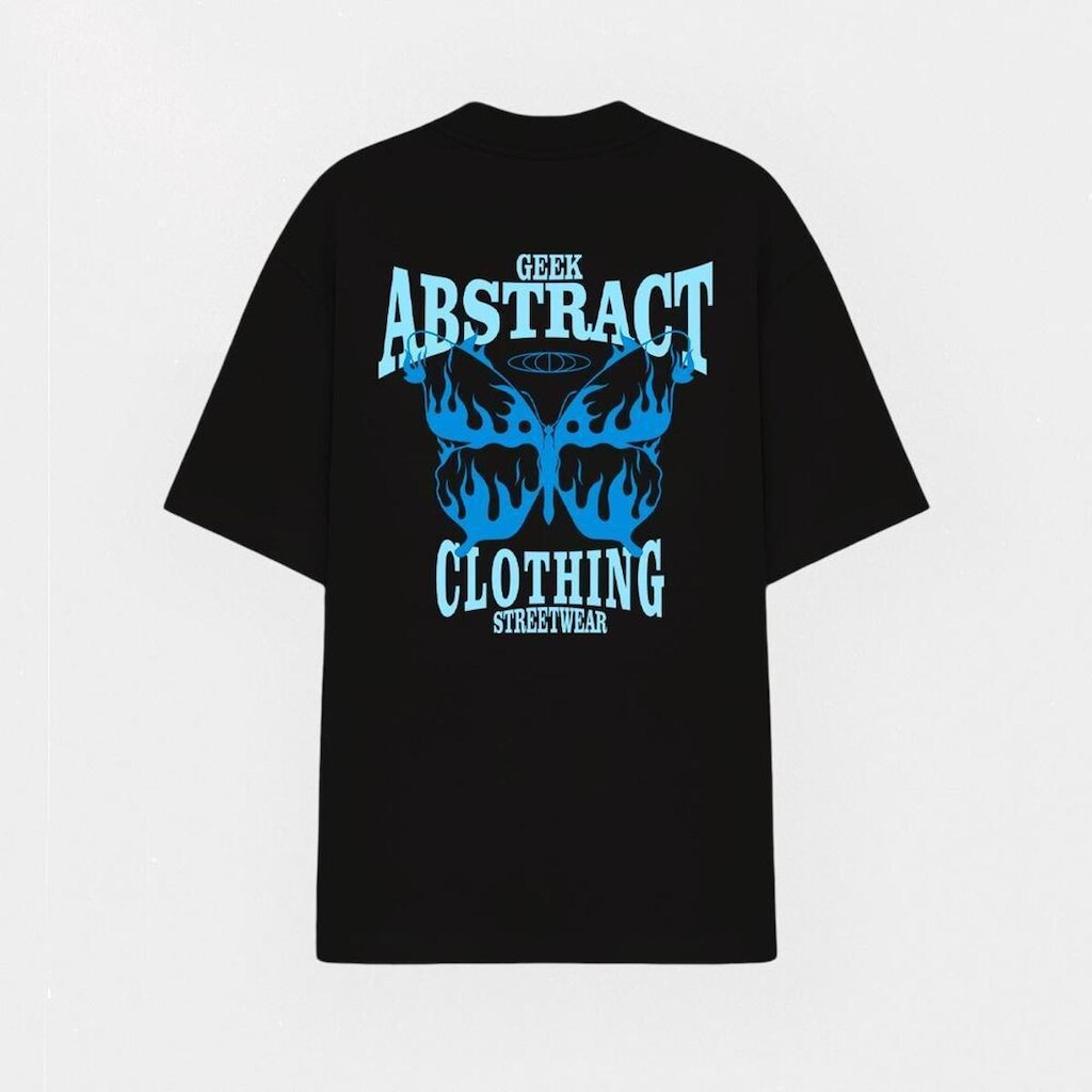 Camiseta Oversized  Abstract Streetwear Algodão Clothing Street