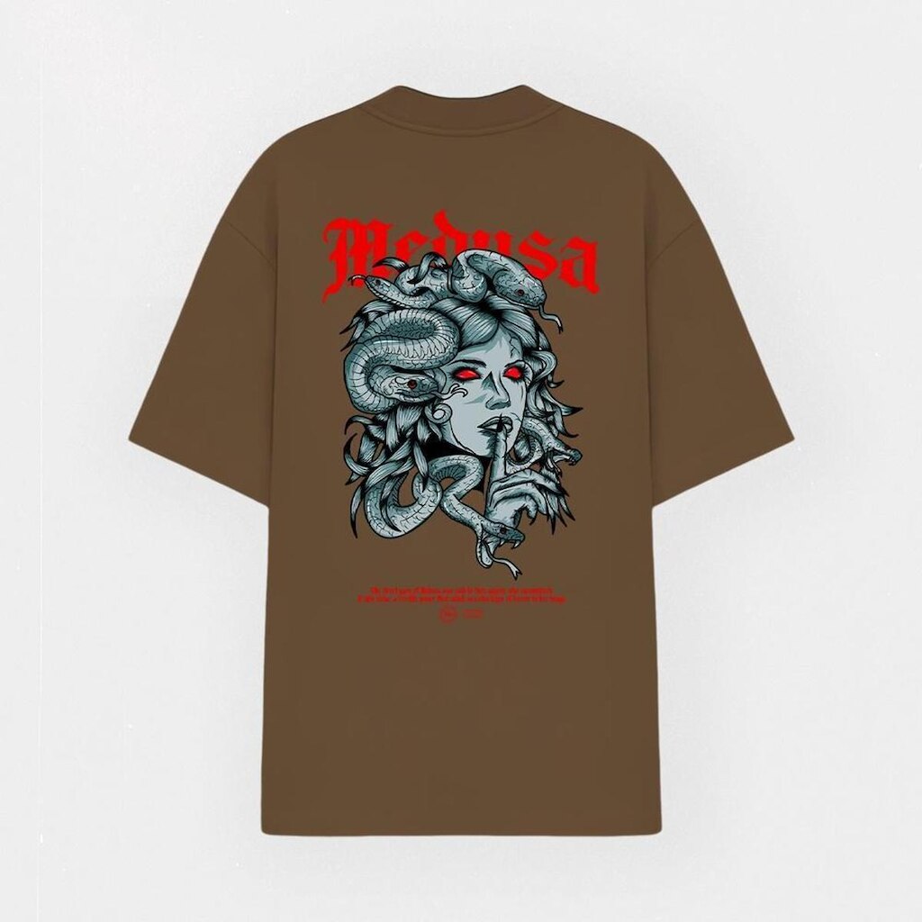 Camiseta Oversized Abstract Streetwear Algodão Meduza Street Birtect