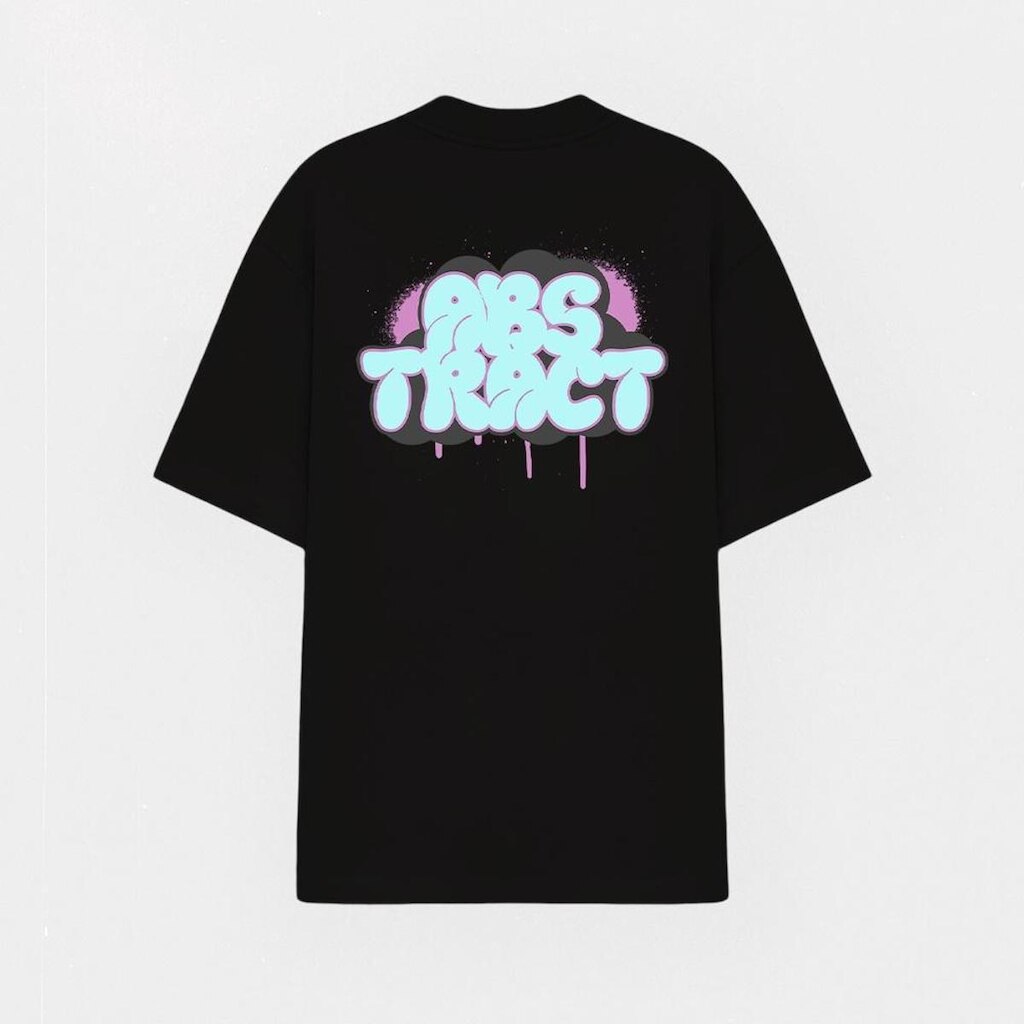 Camiseta Oversized Abstract Streetwear Algodão Mode Streetwear