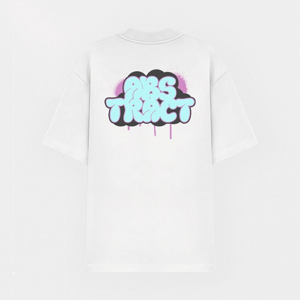 Camiseta Oversized Abstract Streetwear Algodão Mode Streetwear