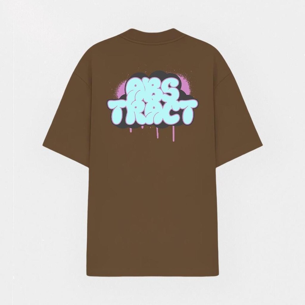 Camiseta Oversized Abstract Streetwear Algodão Mode Streetwear