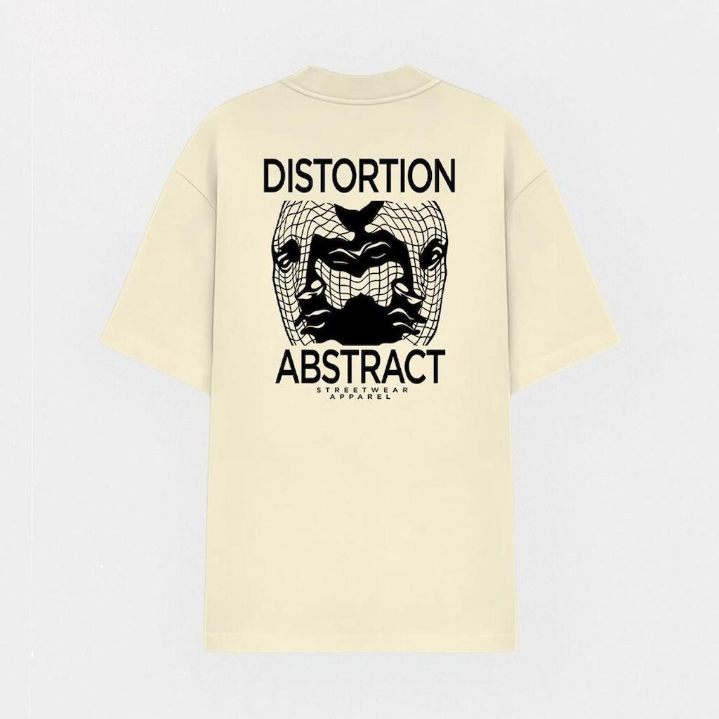 Camiseta Oversized Abstract Streetwear Estampada Street Apparel