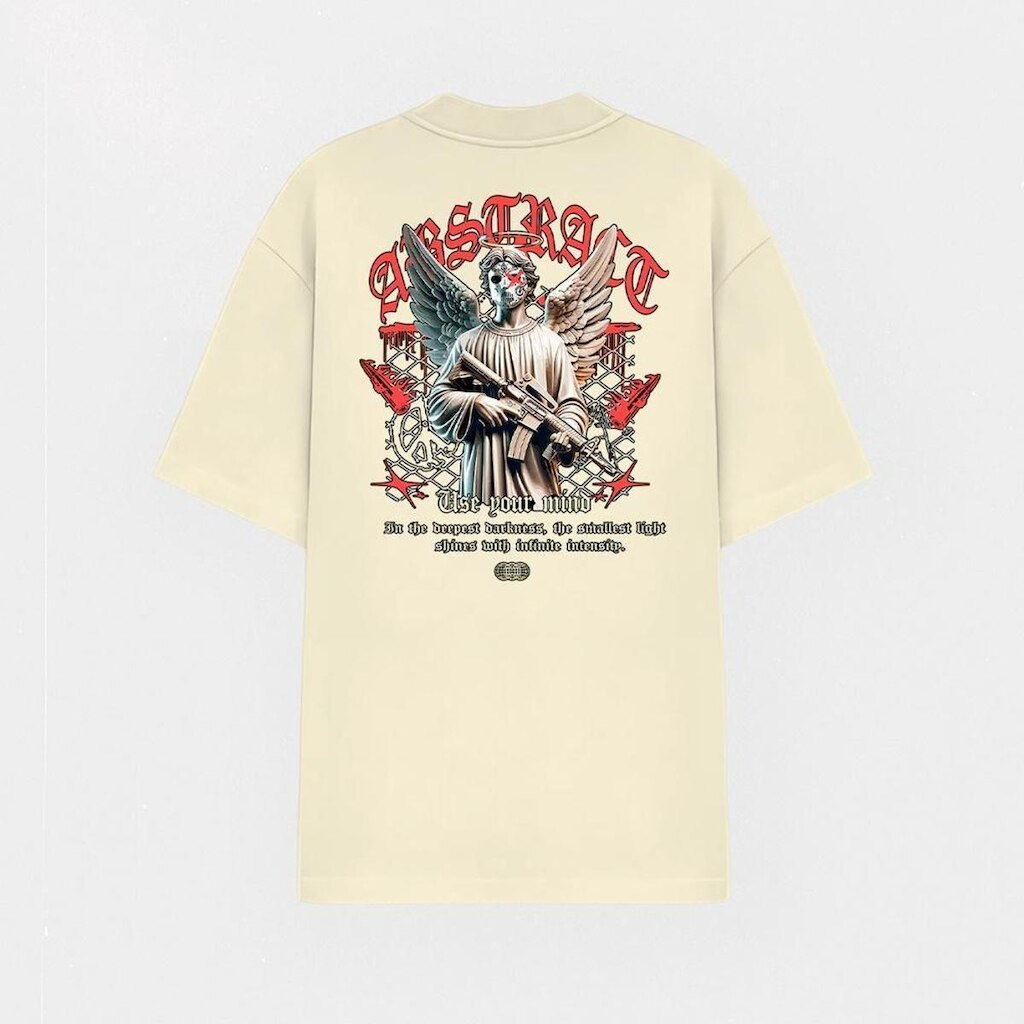 Camiseta Oversized Abstract Streetwear Estampada Use Your Mind