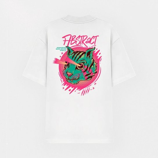 Camiseta Oversized Abstract Streetwear Estampada Vision Beyond Reach