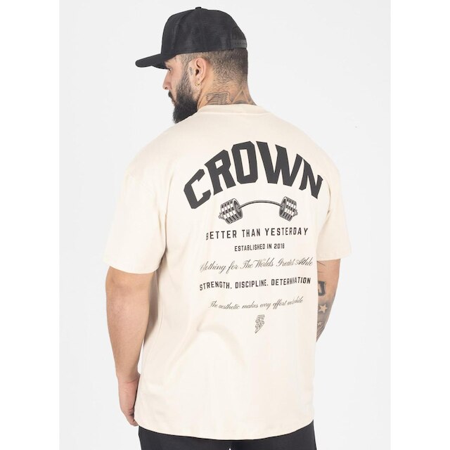 Camiseta Oversized Dumbbell Creme