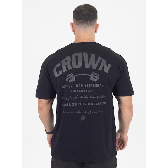Camiseta Oversized Dumbbell Preto