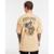 Camiseta Oversized Estampada Maid Masculina - Areia