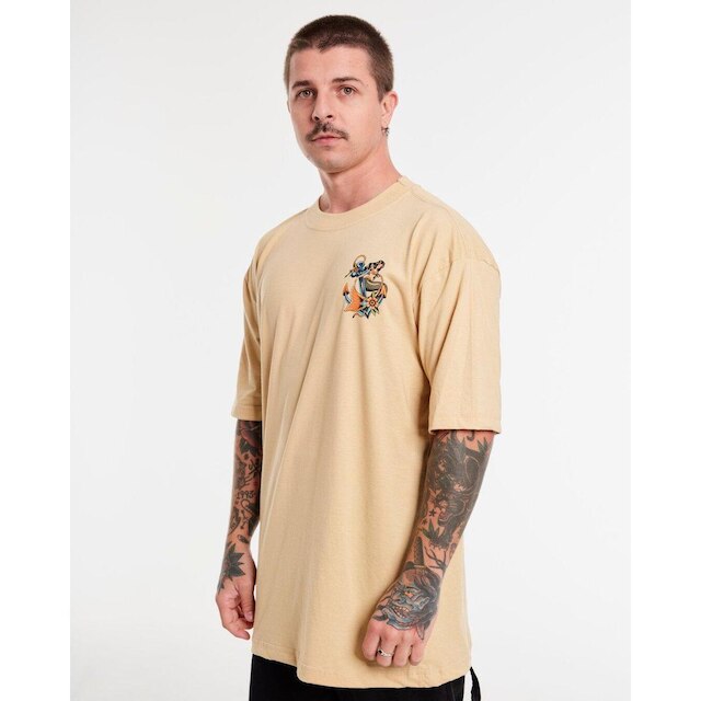 Camiseta Oversized Estampada Maid Masculina