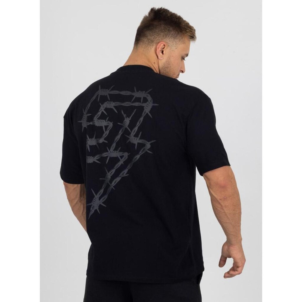 Camiseta Oversized Farpado Preta