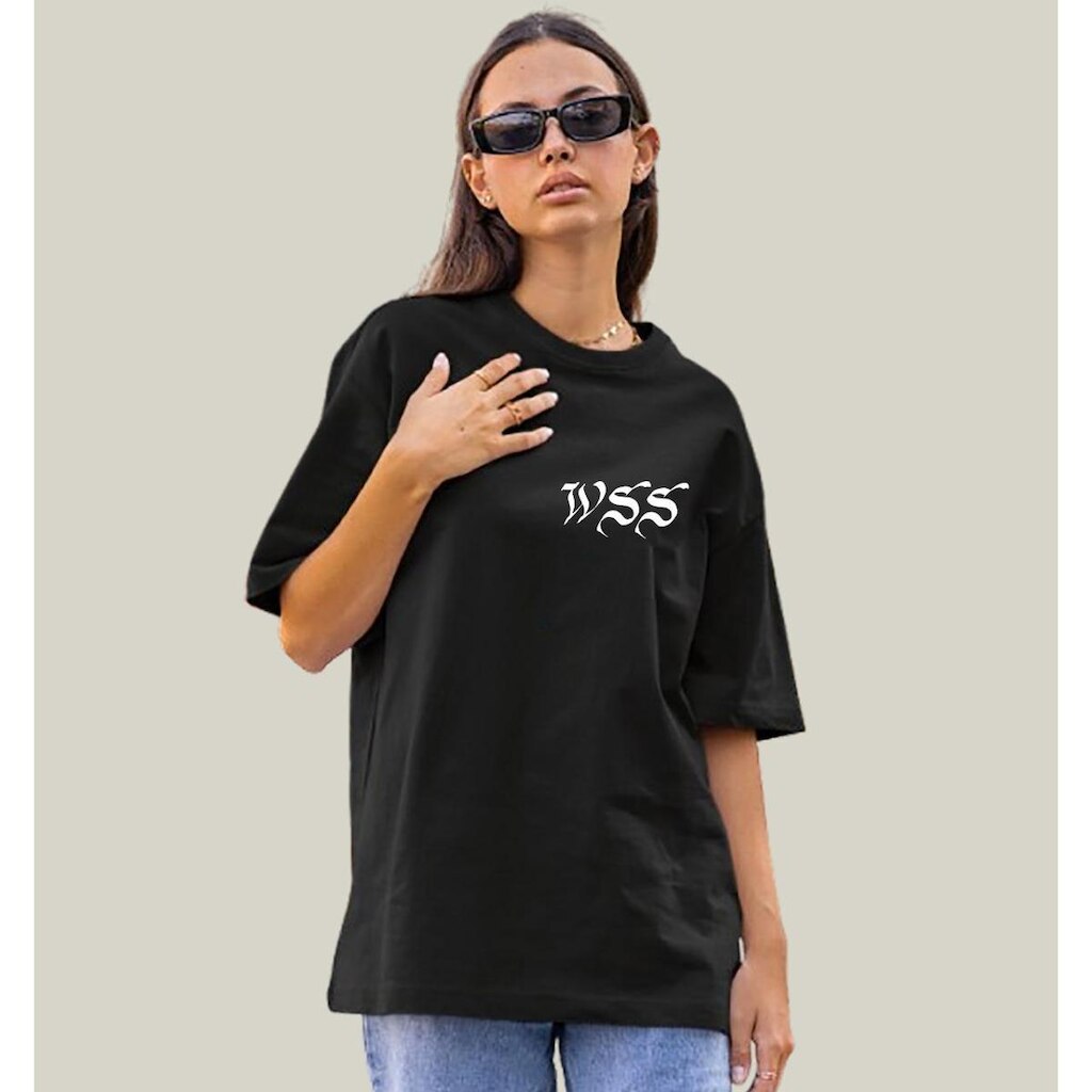 Camiseta Oversized Feminina Algodão Prime WSS Cash Clown
