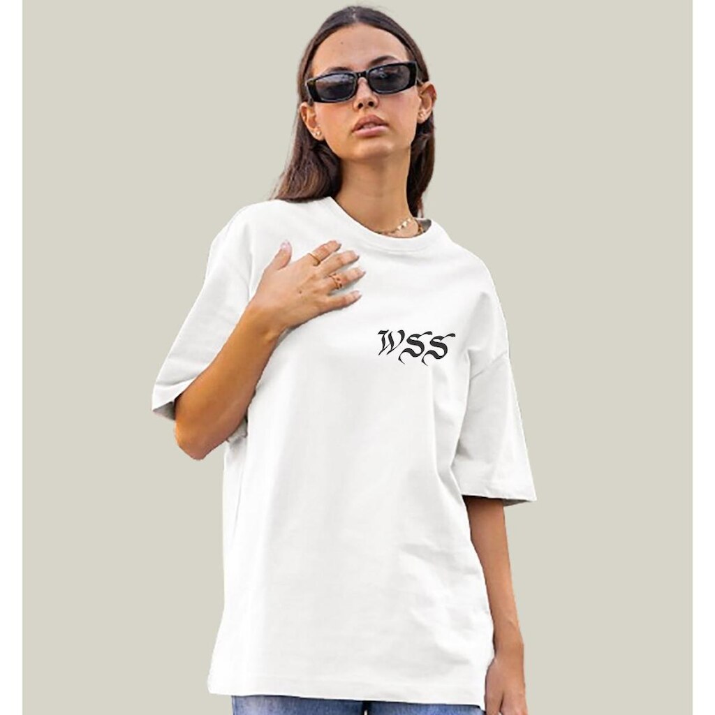 Camiseta Oversized Feminina Algodão Prime WSS Cash Clown