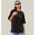 Camiseta Oversized Feminina Algodão Prime WSS Scarcat - Preto