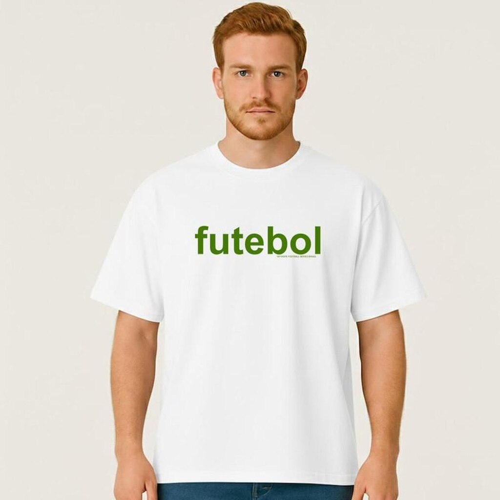 Camiseta Oversized FUTEEBOL Masculina Algodão Premium