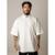 Camiseta Oversized Gola Alta Dreams - Off White