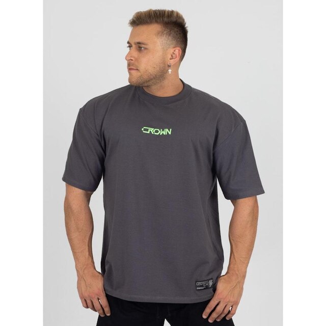 Camiseta Oversized HardLine Grafite