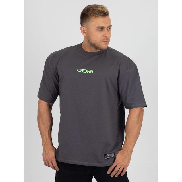 Camiseta Oversized HardLine Grafite