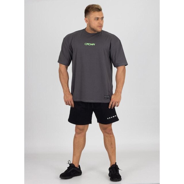 Camiseta Oversized HardLine Grafite