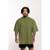 Camiseta Oversized Isso Gola Alta - Verde Militar