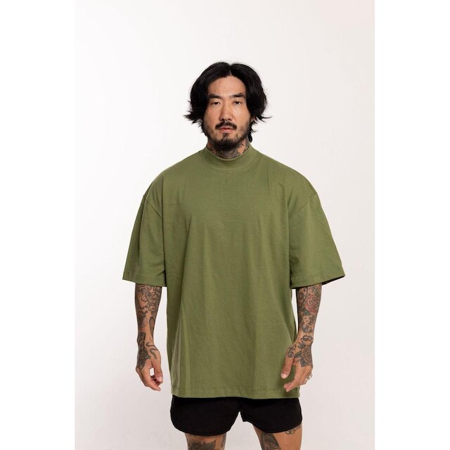 Camiseta Oversized Isso Gola Alta