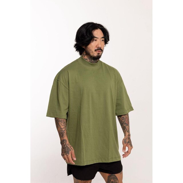 Camiseta Oversized Isso Gola Alta