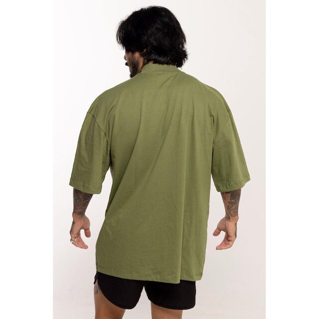 Camiseta Oversized Isso Gola Alta