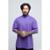 Camiseta Oversized Isso Gola Alta - Roxo