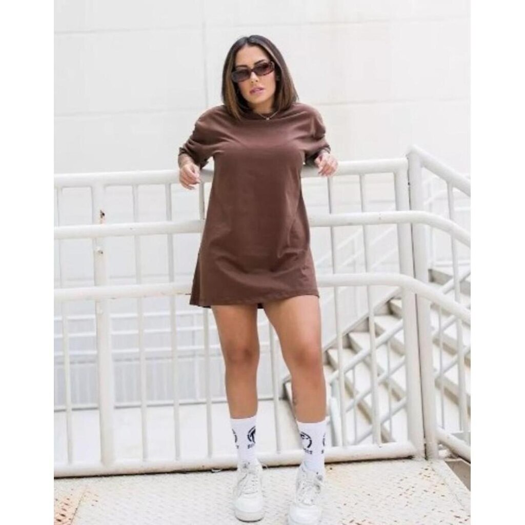Camiseta Oversized Lisa Para Treino E Casual 100% Algodão Premium