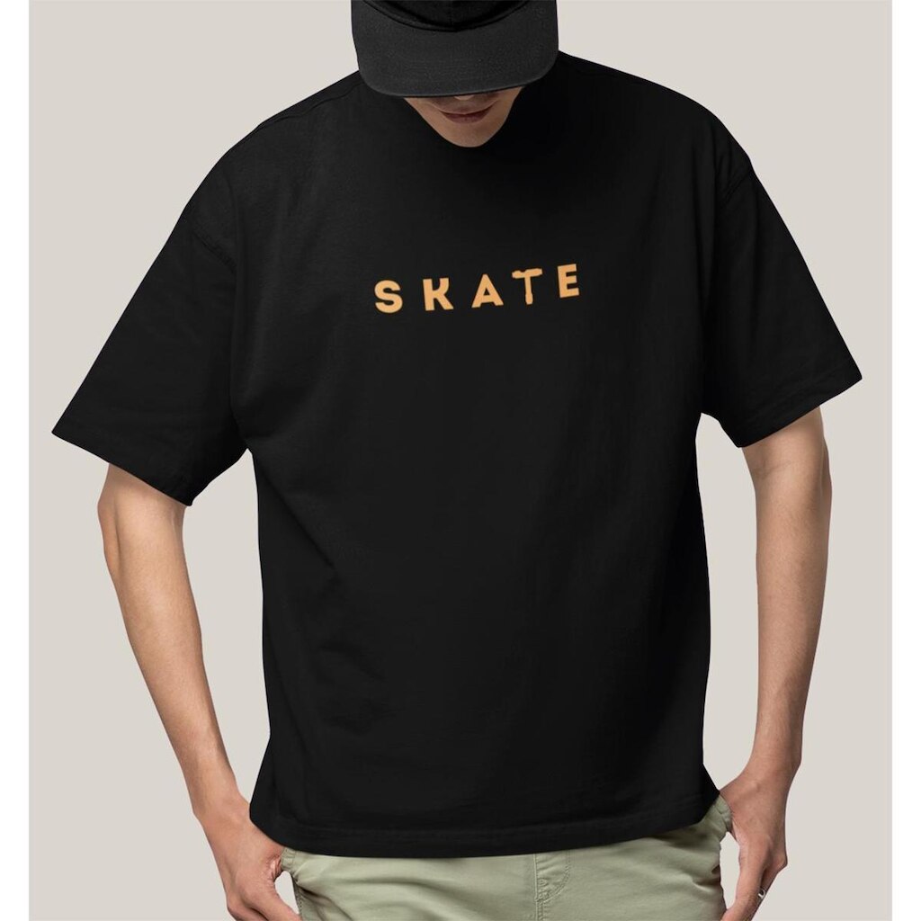 Camiseta Oversized Masculina Algodão Prime WSS  Skate Key
