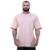 Camiseta Oversized Masculina MXD Conceito Gramatura Maior - Bege Claro