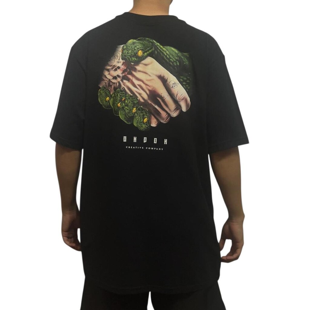 Camiseta Oversized No Trust- Okdok