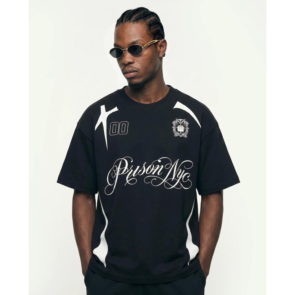Camiseta Oversized NYC Club Preta