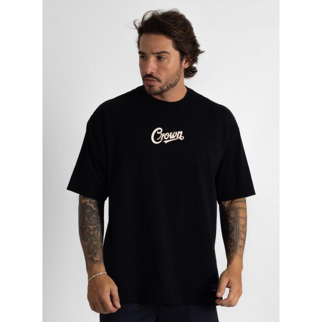 Camiseta Oversized OldStyle Preta