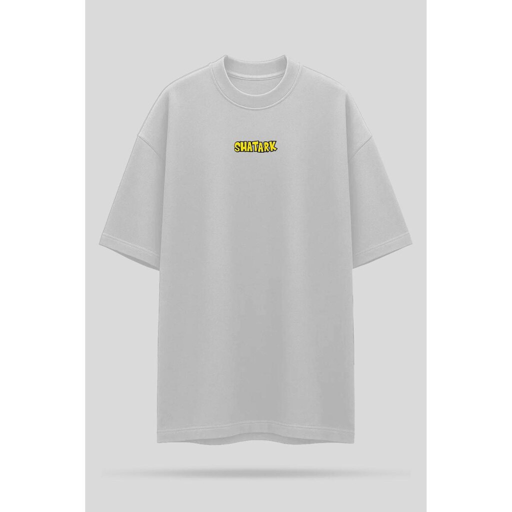 Camiseta Oversized Shatark Dragon Ball - Branco