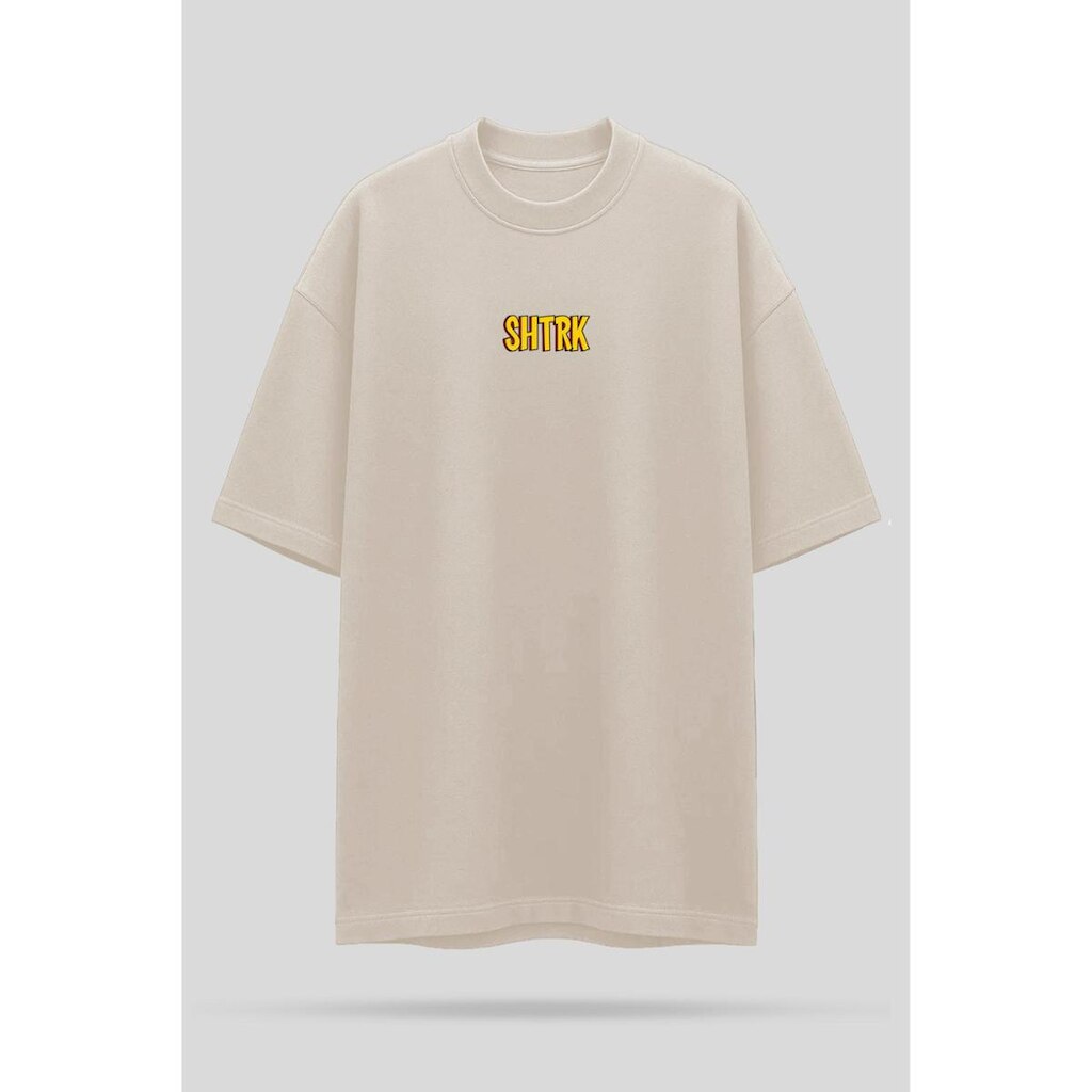 Camiseta Oversized Shatark Johnny Bravo - Off White