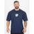 Camiseta Oversized Shock Basic - Azul