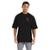 Camiseta Oversized Streetwear de Algodão Masculina Ideal para Academia e Esportes Gola Redonda Preta - Preto+Pink