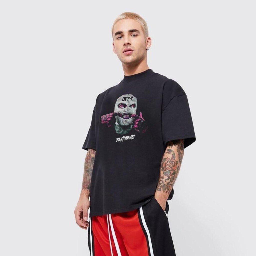 Camiseta Oversized Streetwear OffY Bandit