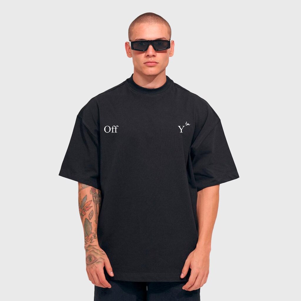 Camiseta Oversized Streetwear OffY Larga Street Y