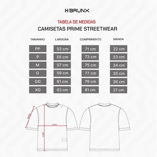 Camiseta Oversized Streetwear Prime Camisa