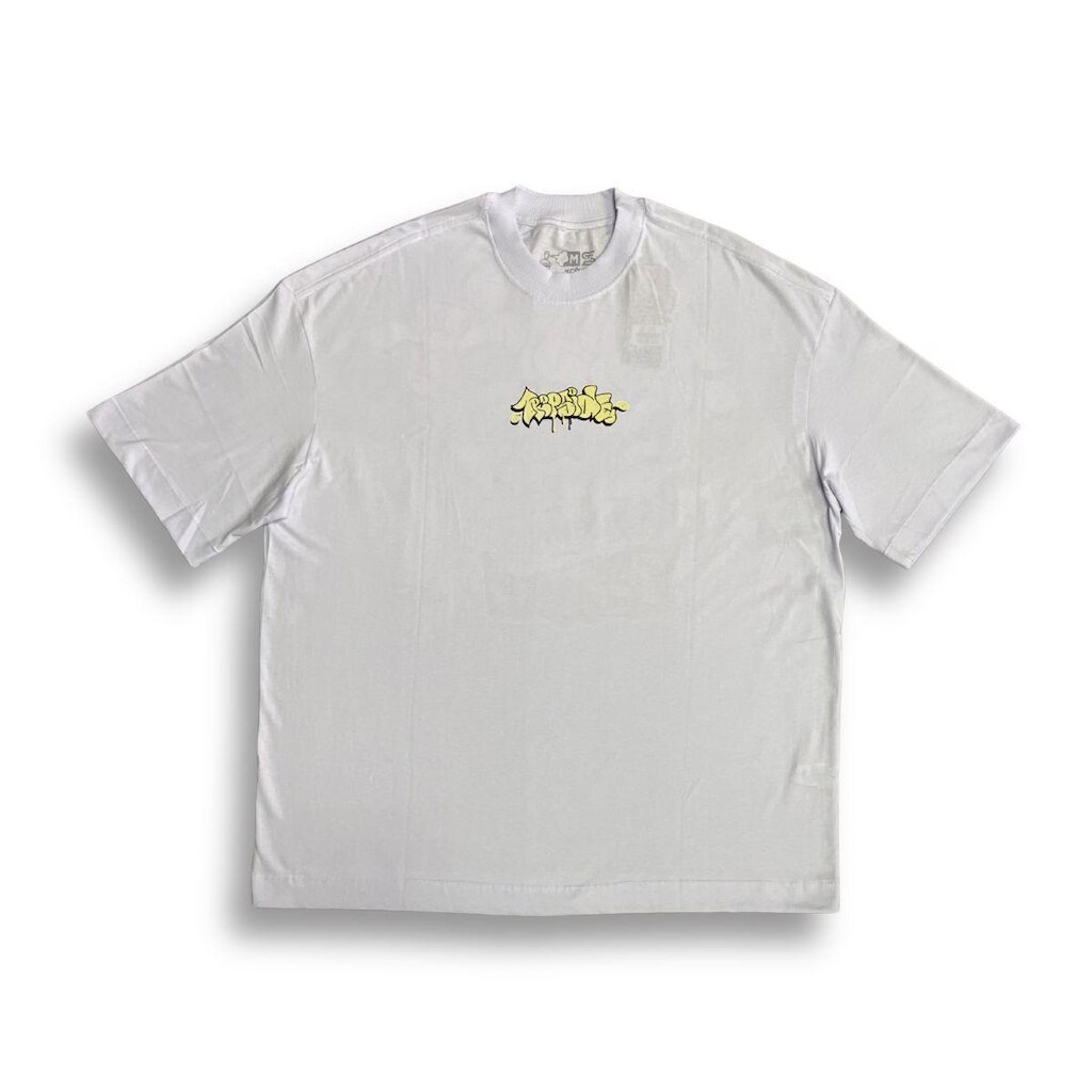 Camiseta Oversized Trip Side Carro Branca
