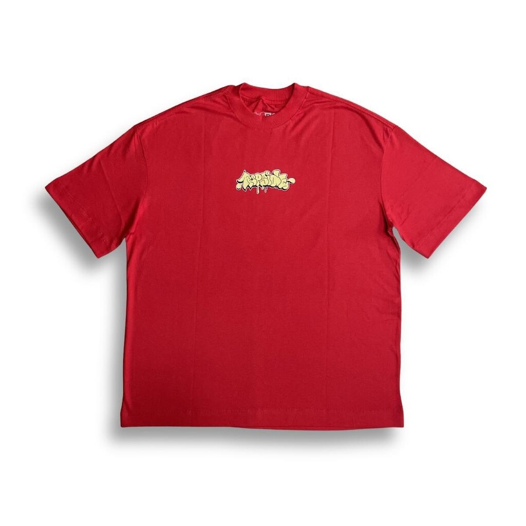 Camiseta Oversized Trip Side Carro Vermelha