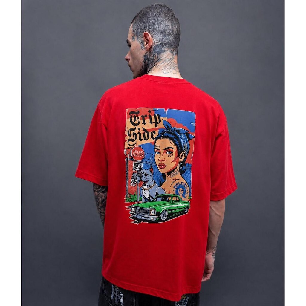 Camiseta Oversized Trip Side REF: S310