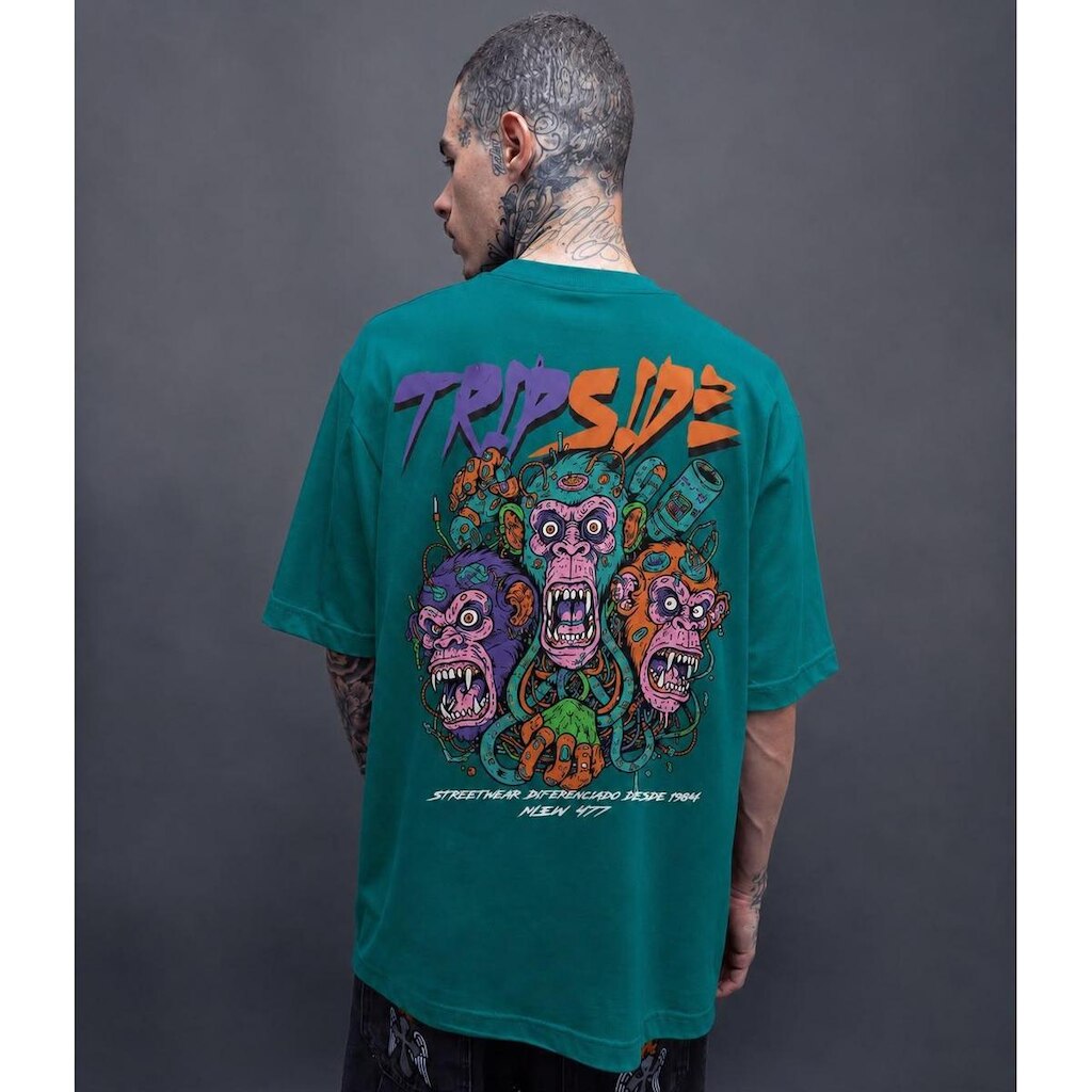 Camiseta Oversized Trip Side REF: S317