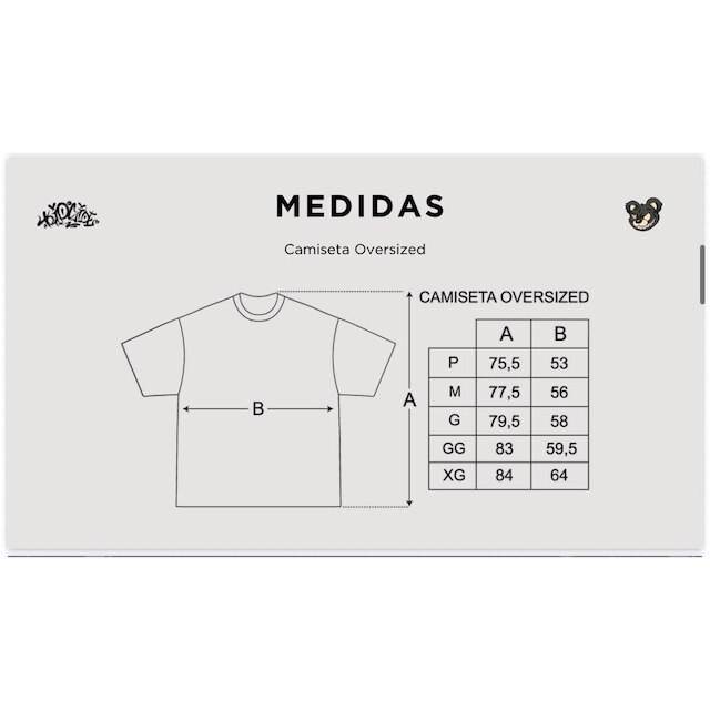 Camiseta Oversized Trip Side REF: S317