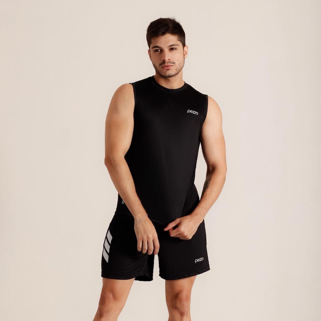 Camiseta Pezzo Sport Dry Esportivo Regata Masculina