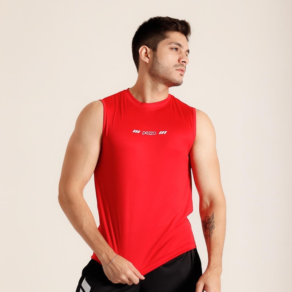 Camiseta Pezzo Sport Dry Esportivo Regata Masculina