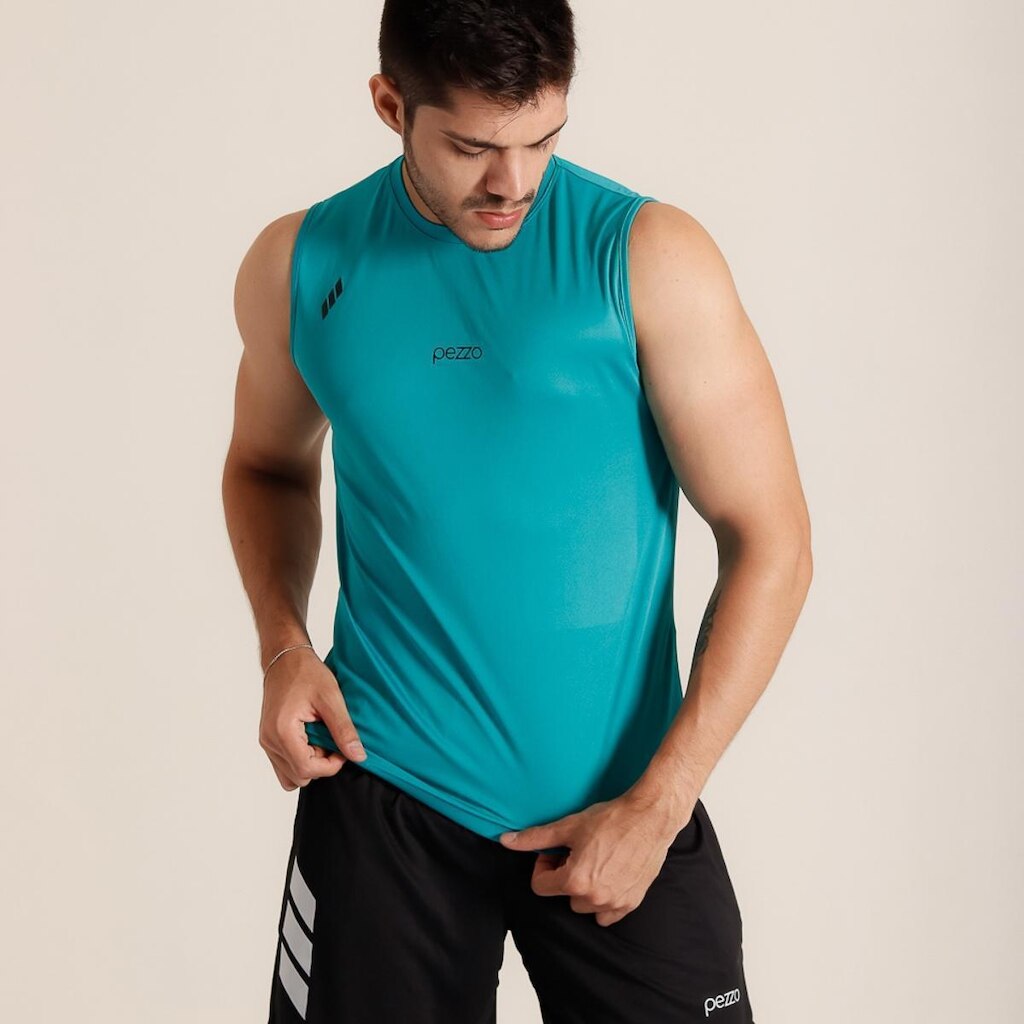 Camiseta Pezzo Sport Dry Esportivo Regata Masculina