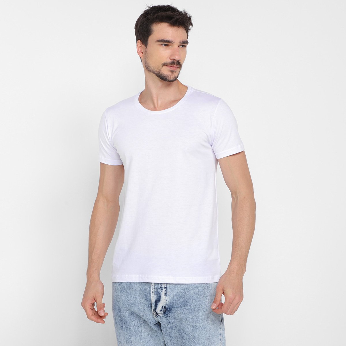 Camiseta Pierdeck Básica Masculina - Branco Menor preço em Camiseta Pierdeck Básica Masculina - Branco